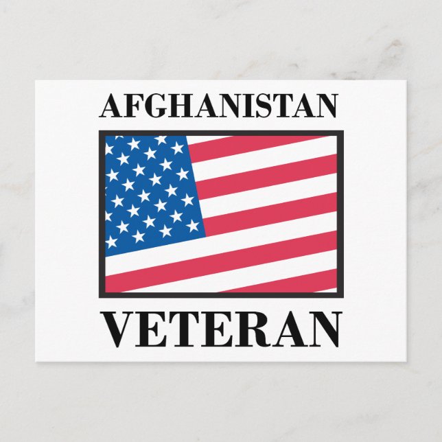 Afghanistan Veteran Postcard (Front)