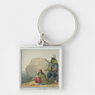 Afghaun Foot Soldiers in their Winter Dress, with Key Ring