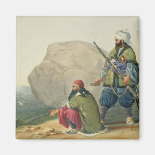 Afghaun Foot Soldiers in their Winter Dress, with Magnet