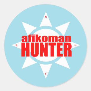 Afikoman Hunter Classic Round Sticker