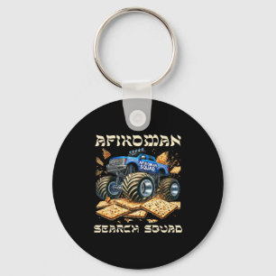 Afikoman search squad passover matzah monster truc key ring