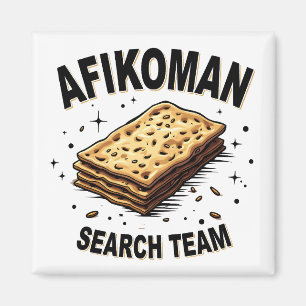 Afikoman search team Hanukkah Jewish Food Lovers Magnet