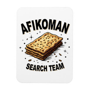 Afikoman search team Hanukkah Jewish Food Lovers Magnet