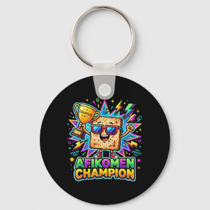 Afikomen Champion Funny Passover Matzah Winner Key Ring