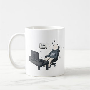 AFK Away From Keyboard Funny Gamer Meme Coffee Mug