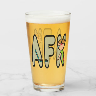 AFK Away From Keyboard Glass