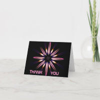 Aflame Thank You Note Card