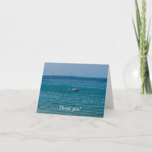 Afloat At Mackinac Thank You Card