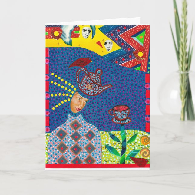 Afloat Greeting Card (Front)