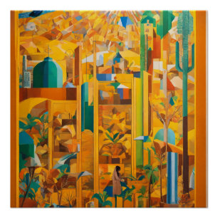 Aflourish in Harmony A Sustainable Future Poster