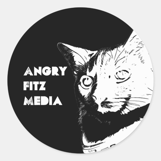 AFM Stickers - Black (Front)
