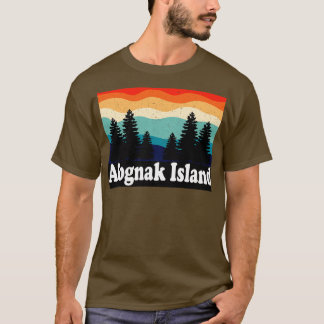 Afognak Island Alaska Forest Camping Funny Hiking  T-Shirt
