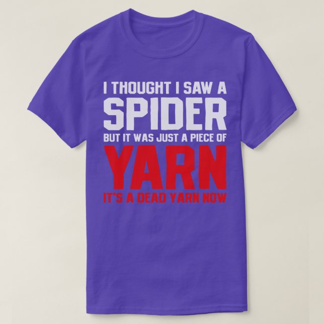 Afraid Spiders T-Shirt (Design Front)