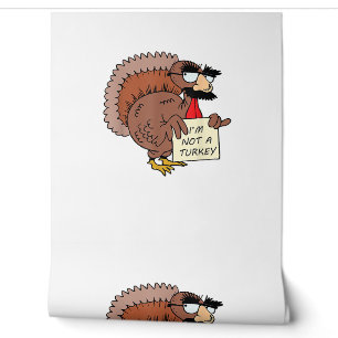 Afraid Turkey Disguise Joke Humour Funny Thanksgiv Wallpaper