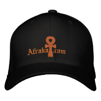 AFRAKA_ANKH EMBROIDERED HAT
