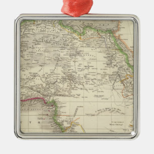 Africa 10 metal ornament