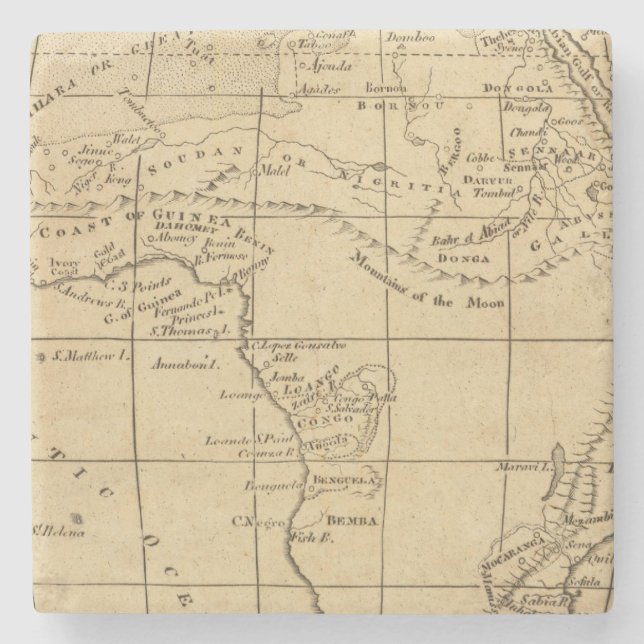 Africa 11 stone coaster (Front)