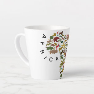 Africa 12OZ  Latte Mug