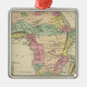 Africa 13 metal ornament