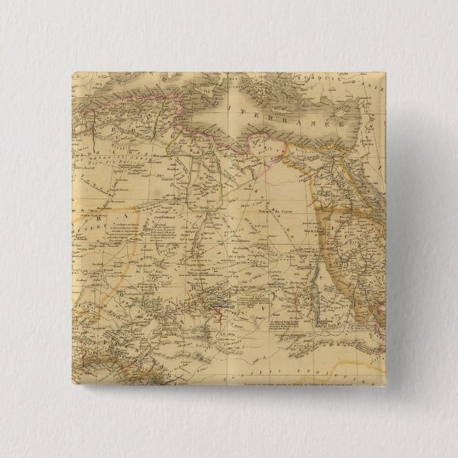Africa 14 15 cm square badge (Front)