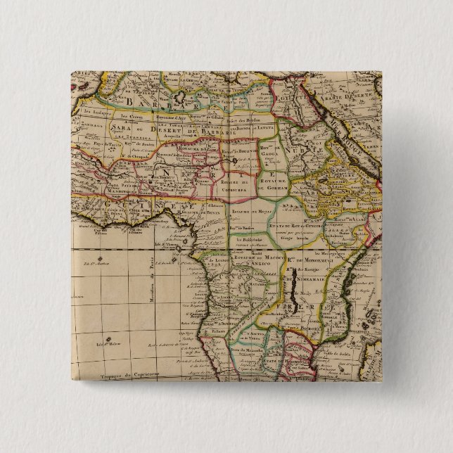 Africa 19 15 cm square badge (Front)