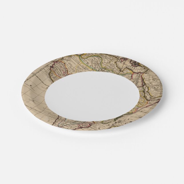 Africa 19 paper plate (Angled)