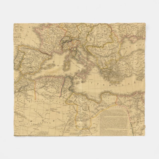 Africa 20 fleece blanket (Front (Horizontal))