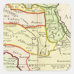 Africa 20 square sticker