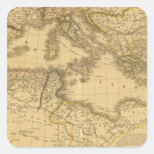 Africa 20 square sticker