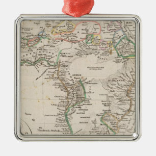 Africa 21 metal ornament