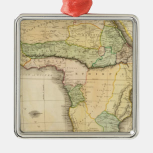 Africa 23 metal ornament