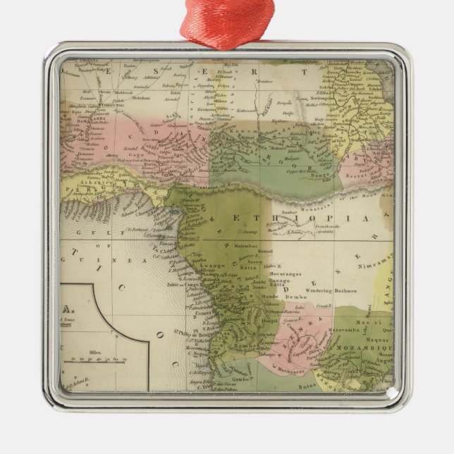 Africa 25 metal tree decoration (Front)