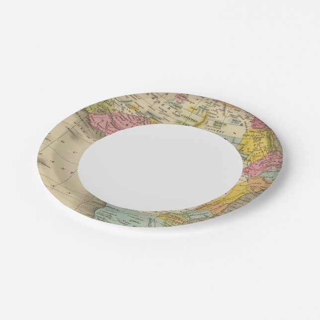 Africa 27 paper plate (Angled)