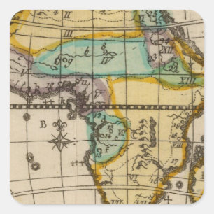 Africa 2 square sticker