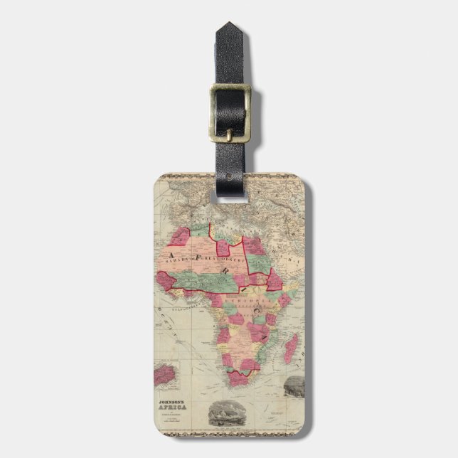 Africa 30 luggage tag (Front Vertical)