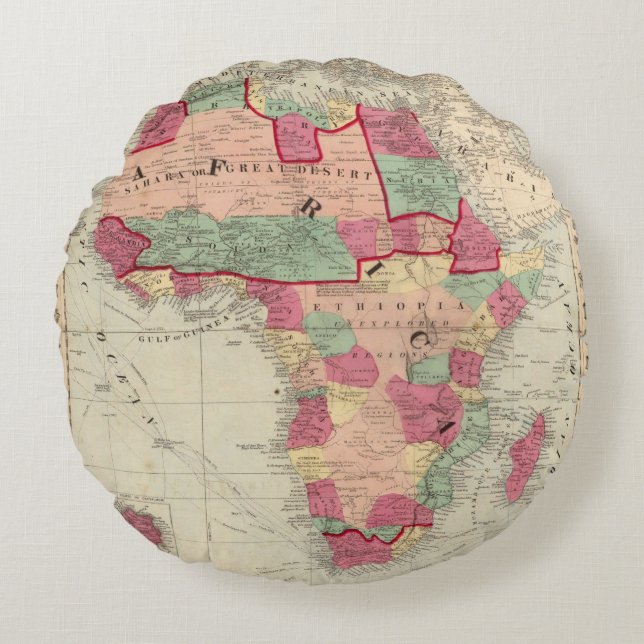 Africa 30 round cushion (Front)