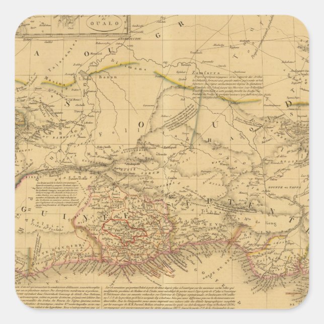 Africa 31 square sticker (Front)