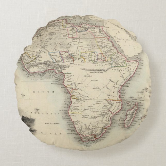 Africa 33 round cushion (Front)