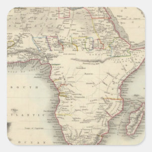 Africa 33 square sticker