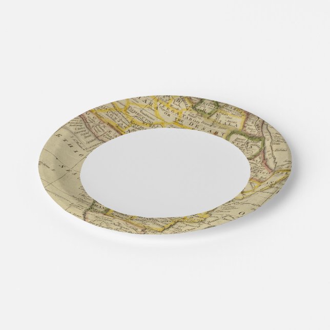 Africa 34 paper plate (Angled)