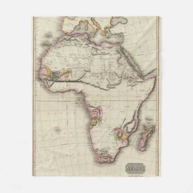 Africa 35 fleece blanket (Front)