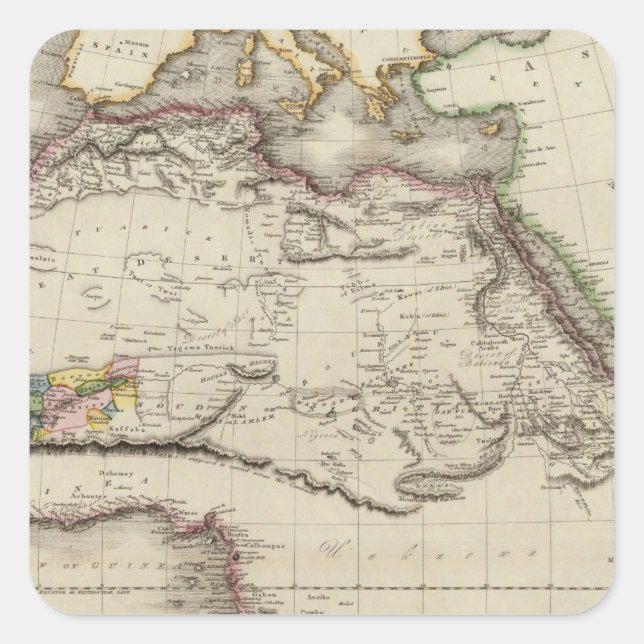 Africa 35 square sticker (Front)