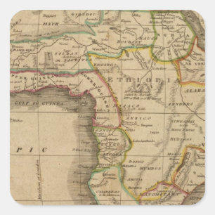 Africa 41 square sticker
