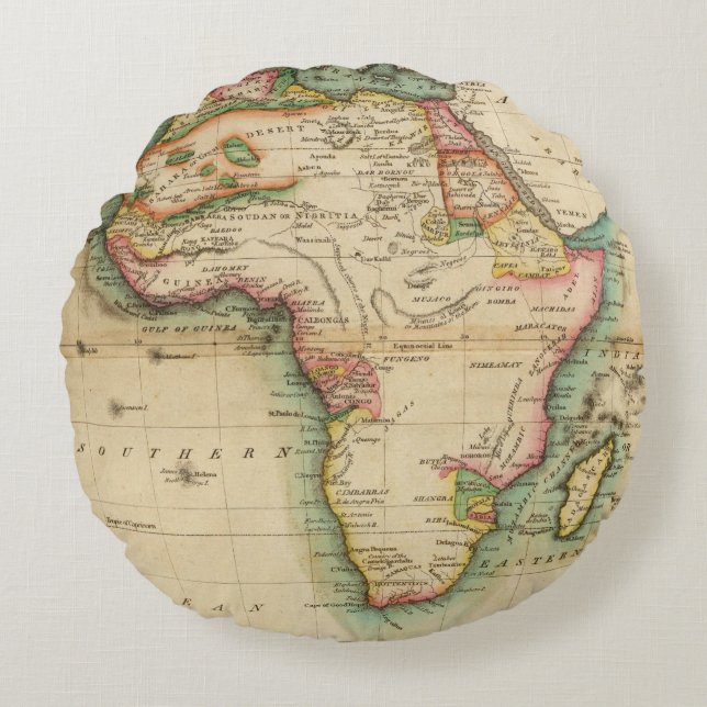Africa 43 round cushion (Front)