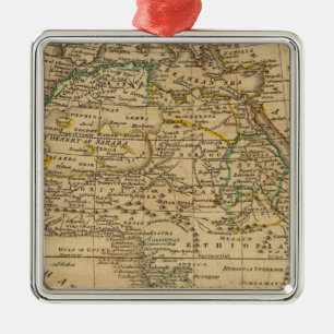 Africa 45 metal ornament