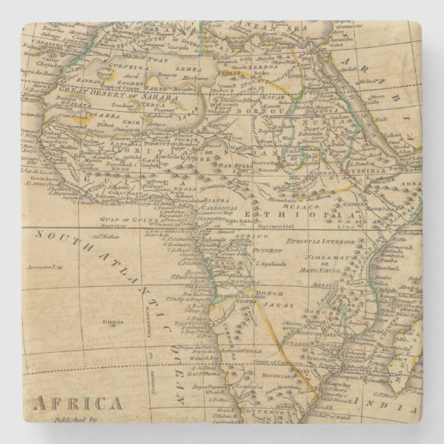 Africa 45 stone coaster (Front)