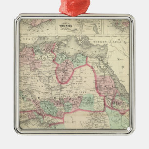 Africa 47 metal ornament