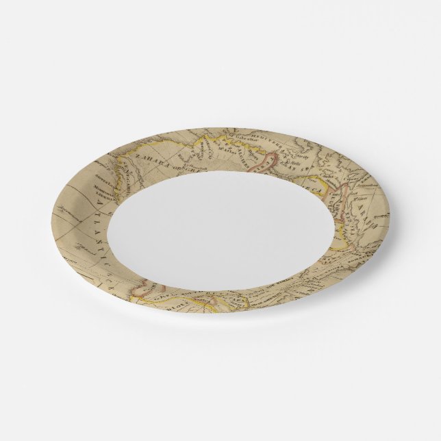 Africa 4 paper plate (Angled)