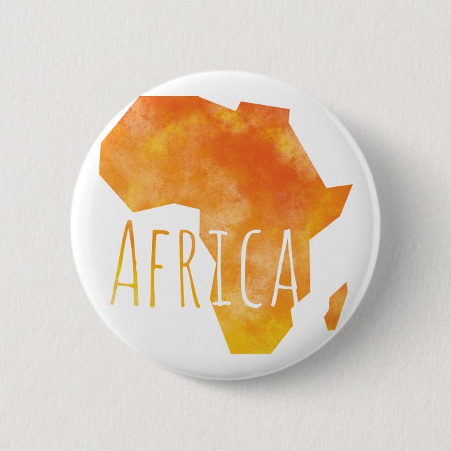 Africa 6 Cm Round Badge (Front)