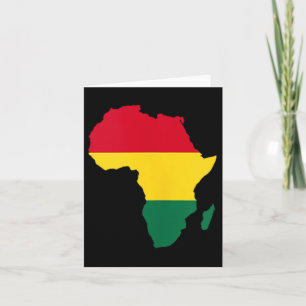 Africa African American Black History Month Junete Card